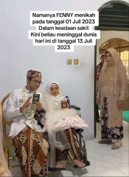 Kisah Pilu, Pengantin Wanita Meninggal Usai Resepsi, `Kini Neng Sudah Tidak Sakit Lagi`