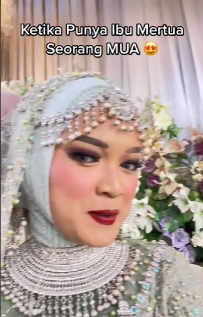 Pengantin Wanita Ini Bagikan Pengalaman Punya Mertua Jago Makeup, Tak Disangka Hasilnya Malah...