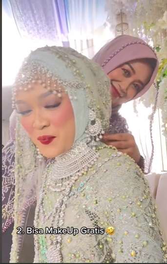 Pengantin Wanita Ini Bagikan Pengalaman Punya Mertua Jago Makeup, Tak Disangka Hasilnya Malah...