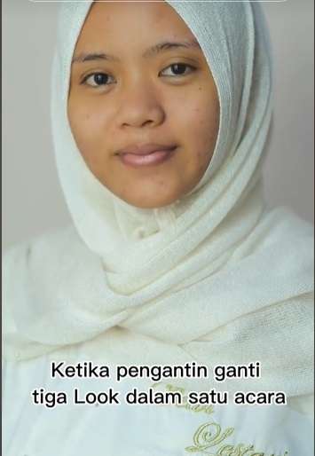 Pengantin Request Tiga Riasan Berbeda Saat Nikah, Tak Disangka Hasilnya Malah Bikin Salfok