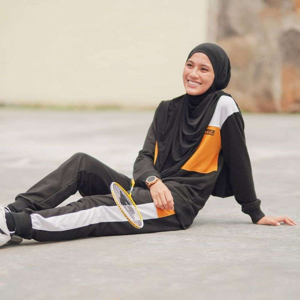 Gaya Seleb Berhijab saat Olahraga, Natasha Rizki Pakai Busana Syar'i 