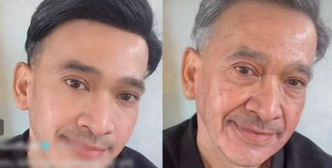 10 Potret Artis Tren Filter Aged `Wajah Tua`, Rizky Billiar Jadi Mirip Tom Cruise?