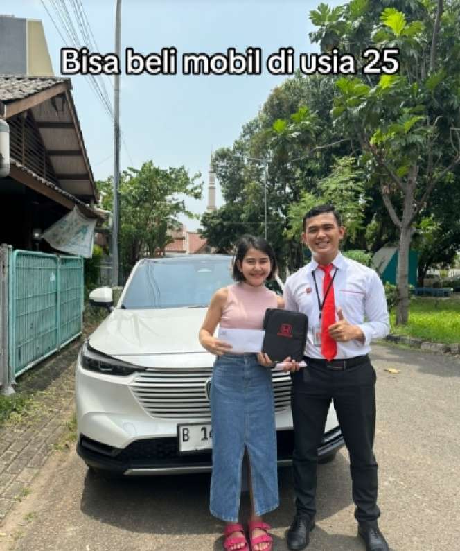 Viral Wanita Rela Tak Pakai Skincare Demi Frugal Living, Kini Punya Mobil di Usia 25 Tahun, Ini Potretnya