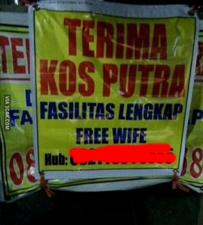 10 Potret Pengumuman Kos-kosan yang Isinya Bikin Ngakak, Perlu Dibaca Berulang Kali!