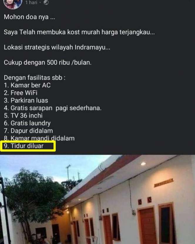 10 Potret Pengumuman Kos-kosan yang Isinya Bikin Ngakak, Perlu Dibaca Berulang Kali!