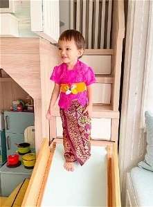 12 Potret Anak Balita Artis Pakai Kebaya, Chava & Ameena Super Gemas, Bak Boneka Nasional