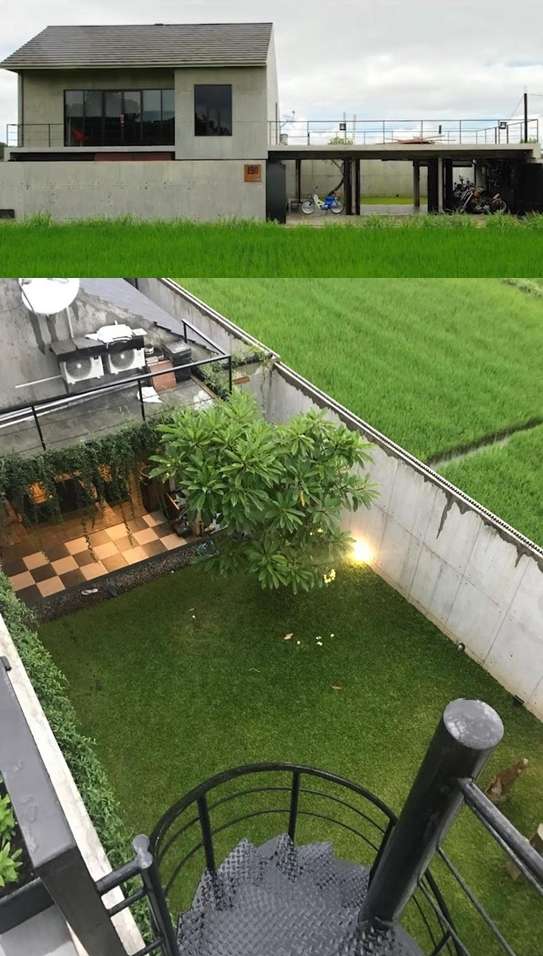 10 Potret Rumah Artis di Tengah Sawah, Terakhir Bak Istana di Kelilingi Persawahan, Surga Banget! 
