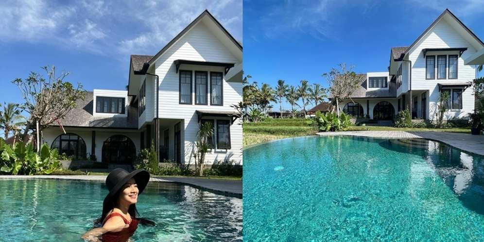 10 Potret Rumah Artis di Tengah Sawah, Terakhir Bak Istana di Kelilingi Persawahan, Surga Banget! 