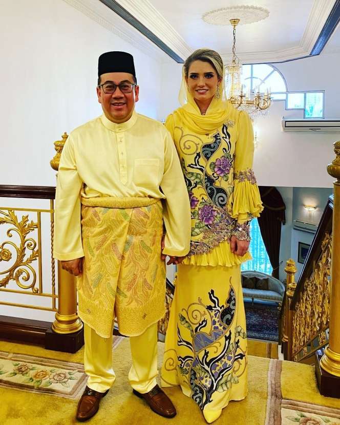 Potret Istri Putra Mahkota Kelantan yang Berasal Dari Swedia, Penampilannya Curi Perhatian