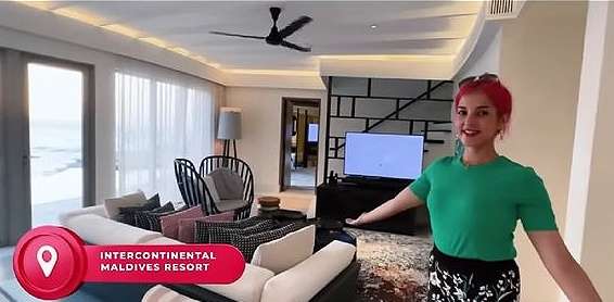 Potret Tasya Farasya Sewa Villa Mewah di Maldives, Harganya Rp170 Juta/Malam