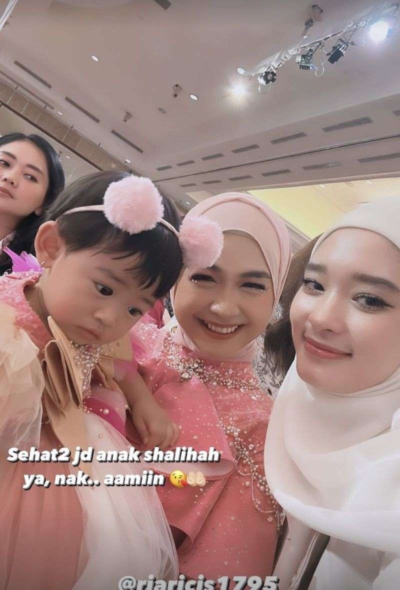 14 Gaya Artis Hadiri Ultah Moana Anak Ria Ricis, Busana Nathalie Holscher Jadi Sorotan, Bak ABG!