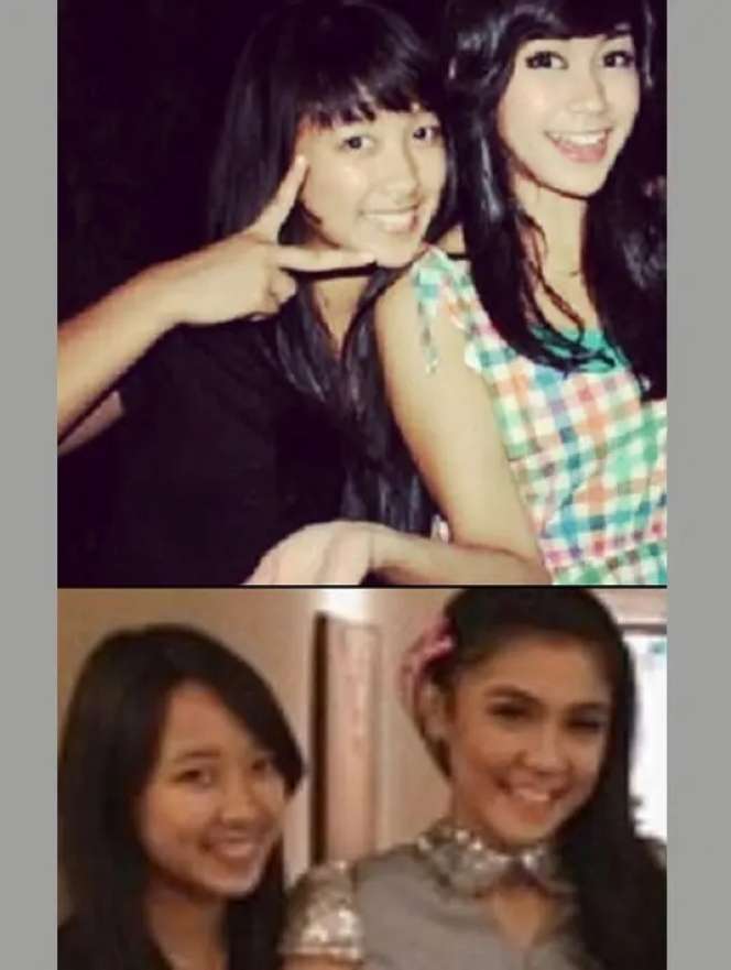 Potret Lawas Artis Foto Bareng Seleb Idolanya Sebelum Terkenal, Kini Penampilannya Berubah Drastis