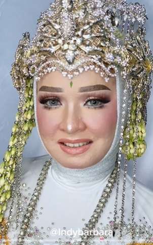 Wanita Bermuka 'Gradakan' Jerawatan Parah Dirias Jadi Pengantin Sunda, Hasilnya di Luar Nalar, Ini Potretnya