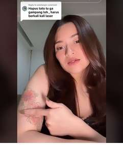 Perjuangan Nathalie Holscher Hapus Tato di Tubuhnya, Sakitnya Minta Ampun!