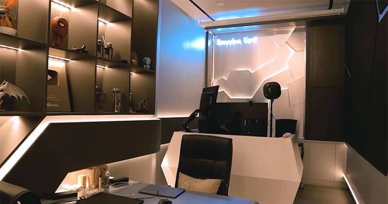 Potret Rumah Baru YouTuber Brandon Kent Bergaya Modern, Ada Efek 3D Dalam Dinding Kamar