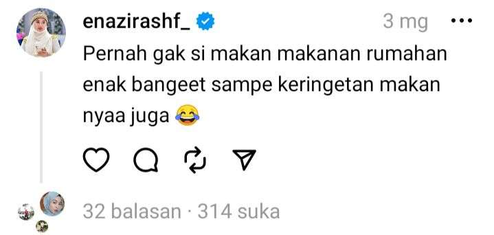 Deretan Postingan Absurd Nadzira Shafa Istri Mendiang Ameer Azzikra di Threads, Bikin Netizen Cekikikan