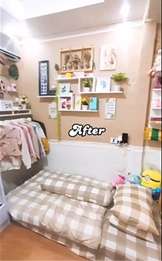9 Potret Renovasi Kamar Cewek yang awut-awutan Jadi Estetik Bak Toko IKEA, Bikin Betah Gak Pingin Keluar
