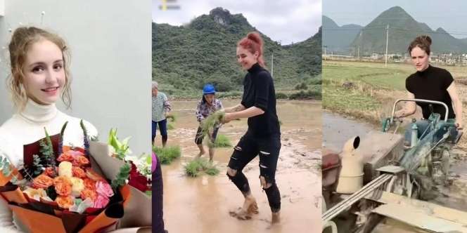 Kisah Viral Bule Italia Dinikahi Anak Petani, Rela Tinggal di Desa dan Ikut Bajak Sawah Hingga Naik Traktor, Penampilannya Curi Perhatian!