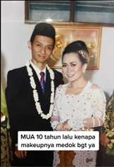 Pasangan Ini Nyesel dengan Makeup Pernikahan 10 Tahun Lalu, Akhirnya Foto Ulang yang Hasilnya Bikin Iri Netizen