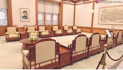 10 Potret Rumah Presiden Korea Selatan yang Disebut Blue House, Baru Dibuka setelah 75 Tahun