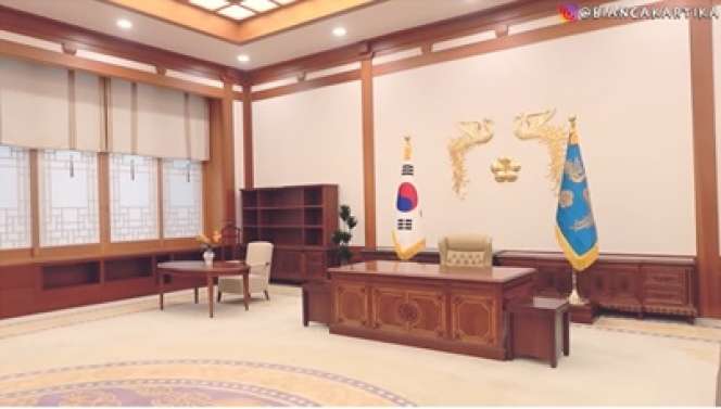 10 Potret Rumah Presiden Korea Selatan yang Disebut Blue House, Baru Dibuka setelah 75 Tahun