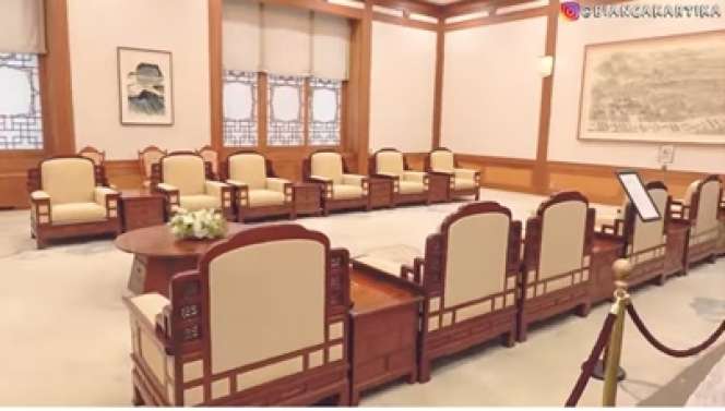 10 Potret Rumah Presiden Korea Selatan yang Disebut Blue House, Baru Dibuka setelah 75 Tahun