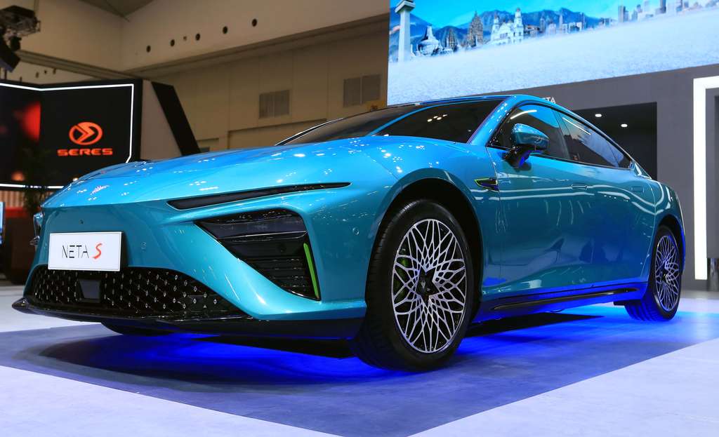 Perdana Nongol di GIIAS 2023, NETA Pamer Mobil Listrik ala Lamborghini