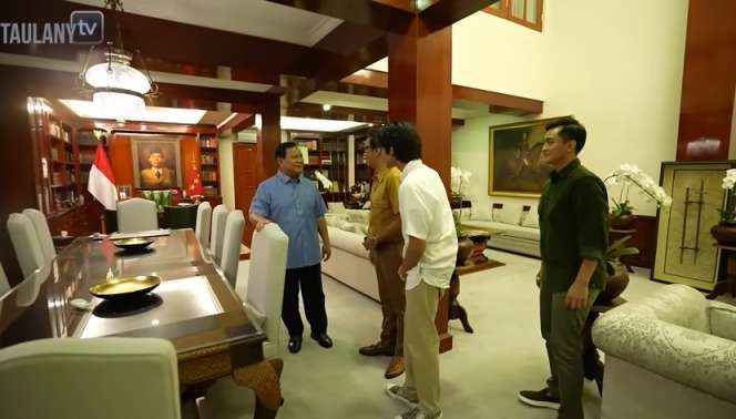 Potret Rumah Prabowo Subianto Bakal Capres 2024, Ukurannya Super Luas, Desainnya Bak Istana Kerajaan