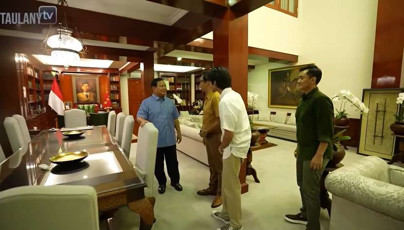 Potret Rumah Prabowo Subianto Bakal Capres 2024, Ukurannya Super Luas, Desainnya Bak Istana Kerajaan