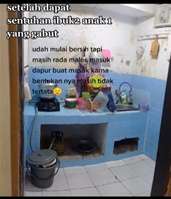 The Power of Emak-Emak, Inilah 8 Potret Makeover Dapur Kumuh Jadi Kinclong, Vibes-nya Kayak di Film Kartun