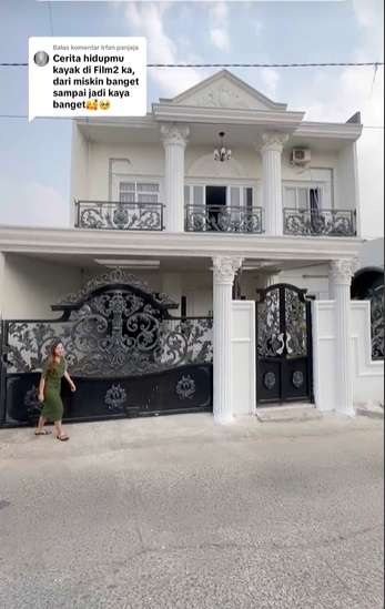 Potret Rumah Tri Wahyu Pengusaha Fashion Bermodal Awal Rp300 Ribu Kini Punya Omset Puluhan Miliar, Huniannya Super Megah Bak Istana