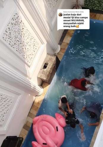 Potret Rumah Tri Wahyu Pengusaha Fashion Bermodal Awal Rp300 Ribu Kini Punya Omset Puluhan Miliar, Huniannya Super Megah Bak Istana