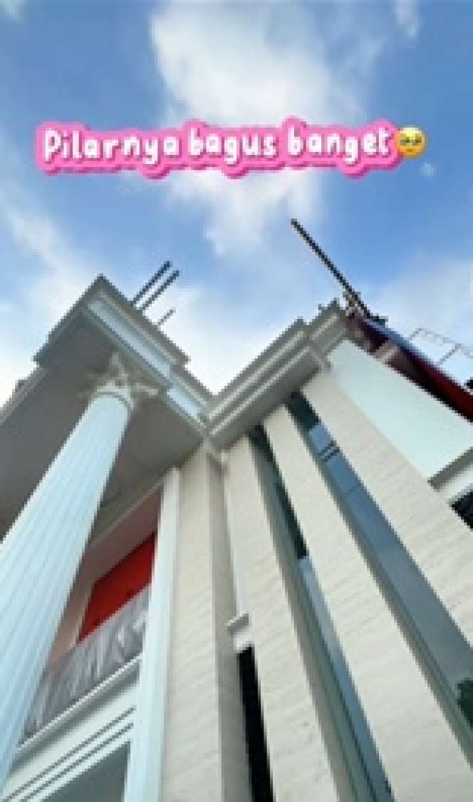 Bentar Lagi Jadi, Intip Progres Rumah Mewah Beauty Vlogger Nanda Arsyinta, Pilar-Pilarnya Megah Kayak Arsitektur Yunani Kuno