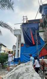 Bentar Lagi Jadi, Intip Progres Rumah Mewah Beauty Vlogger Nanda Arsyinta, Pilar-Pilarnya Megah Kayak Arsitektur Yunani Kuno
