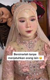Tadinya Sering Dihujat, MUA Ini Malah Banjir Pujian setelah Makeup Pengantin Ala-Ala Anime, Hasilnya Gemes Banget!