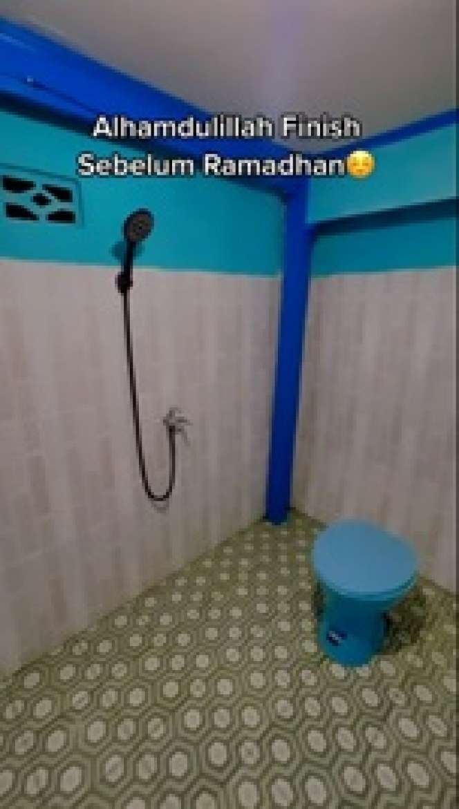 Renovasi Total, Kamar Mandi Jadul Ini Berubah Jadi Lebih Modern, Model Toilet Lamanya Bikin Salfok