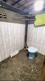 Renovasi Total, Kamar Mandi Jadul Ini Berubah Jadi Lebih Modern, Model Toilet Lamanya Bikin Salfok