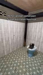 Renovasi Total, Kamar Mandi Jadul Ini Berubah Jadi Lebih Modern, Model Toilet Lamanya Bikin Salfok