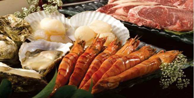 Seafood dan daging