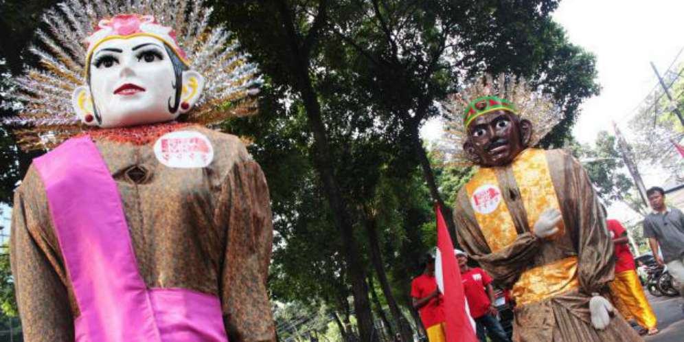 Ondel-Ondel Nongol di Asian Games Korea