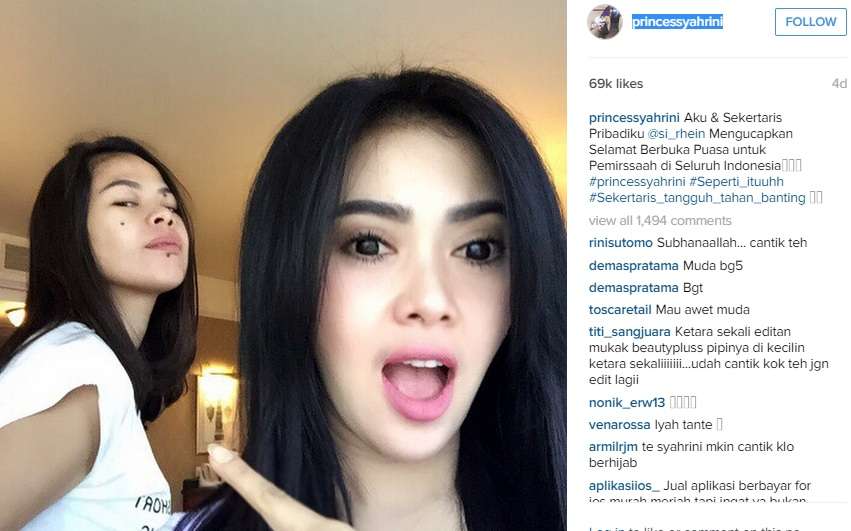 Salah Tulis, Syahrini Bikin Heboh Sosial Media