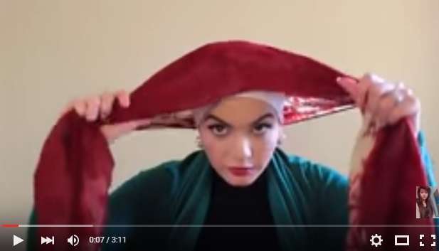 Tutorial Hijab Turban yang Simpel