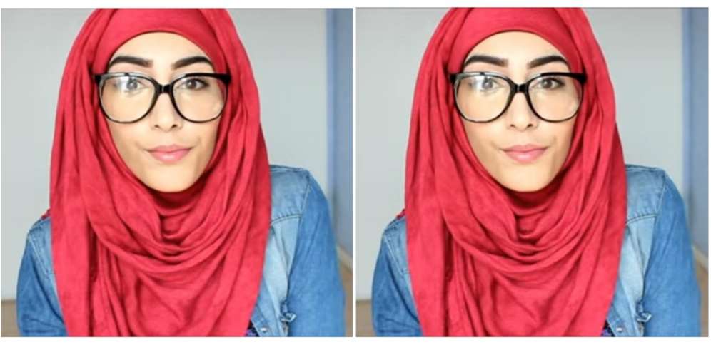 Hijab Tutorial si Pengguna Kacamata