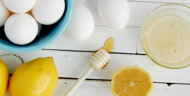 Lemon dan putih telur