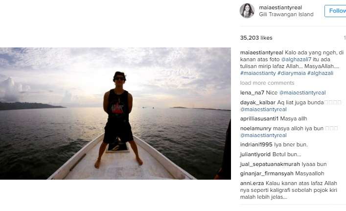 Unggahan Maia Estianty