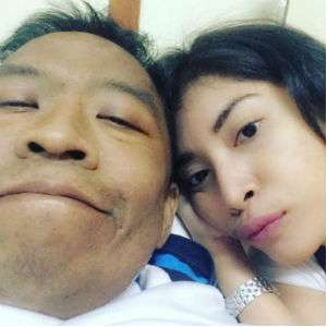 Doa Penuh Haru Istri Oon Lihat Kondisi Suami