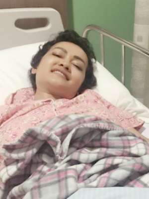 Jenazah Julia Perez Tersenyum