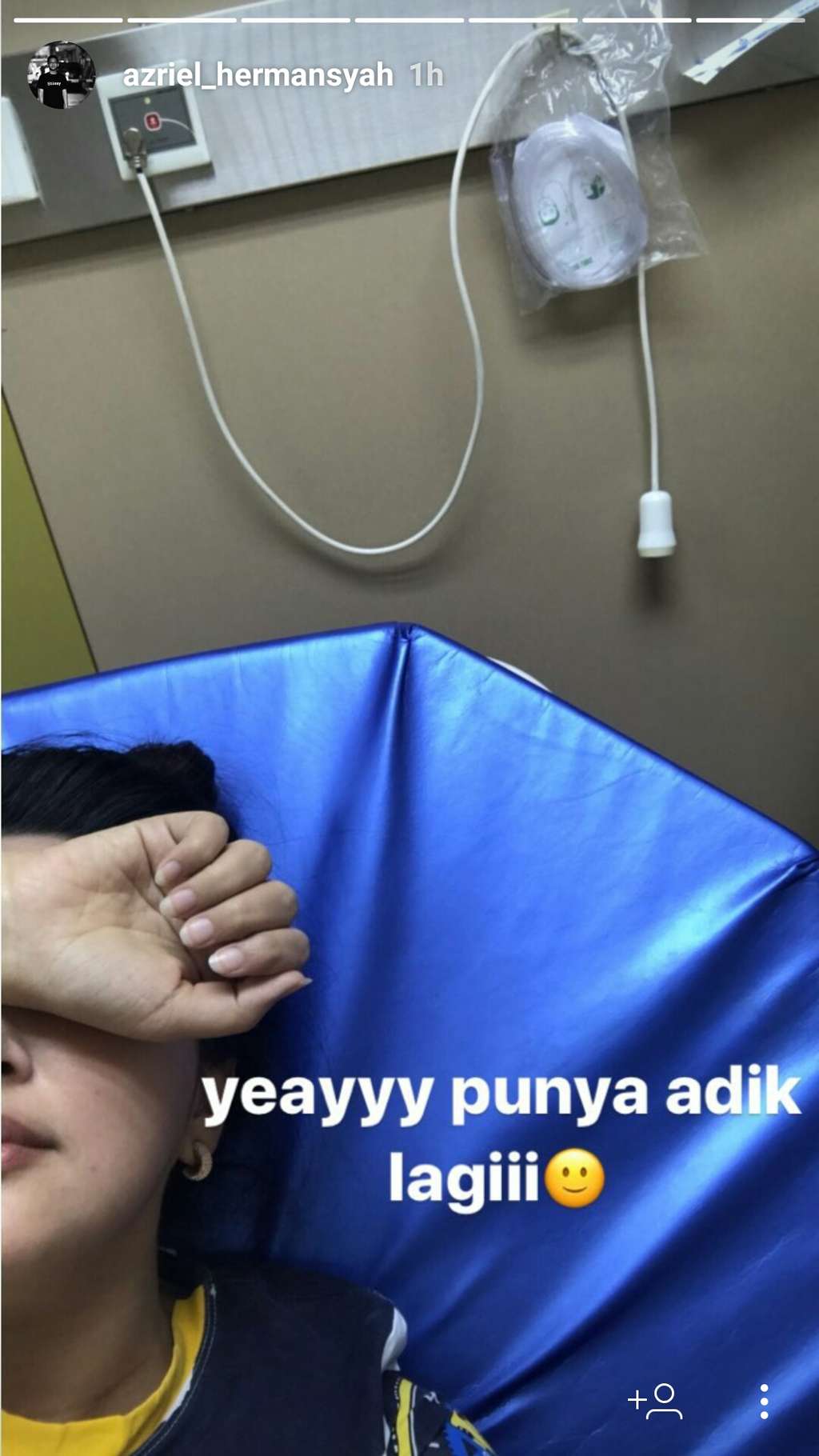 Instagram Stories Azriel Hermansyah
