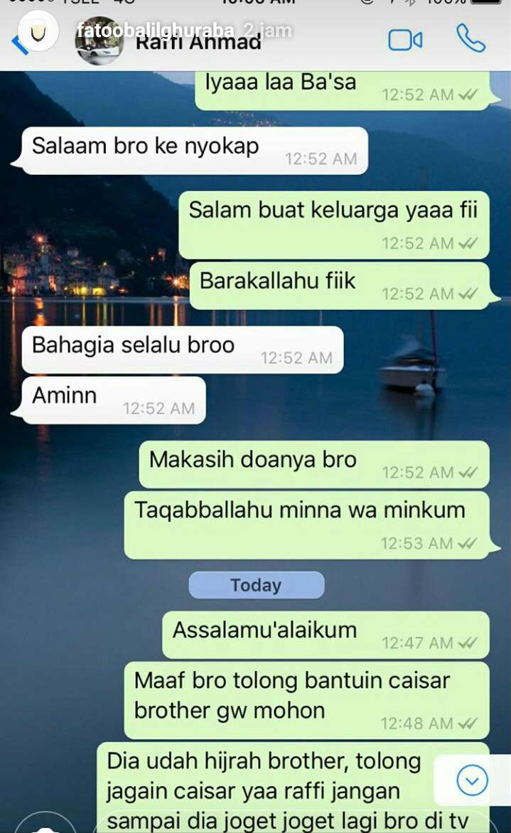 percakapan egi jonh dan Raffi percakapan egi jonh dan Raffi