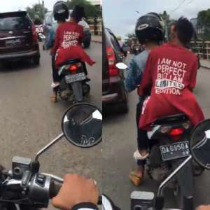 Video Dua Cowok Boncengan Manja, Netizen Kaget Lihat Kakinya
